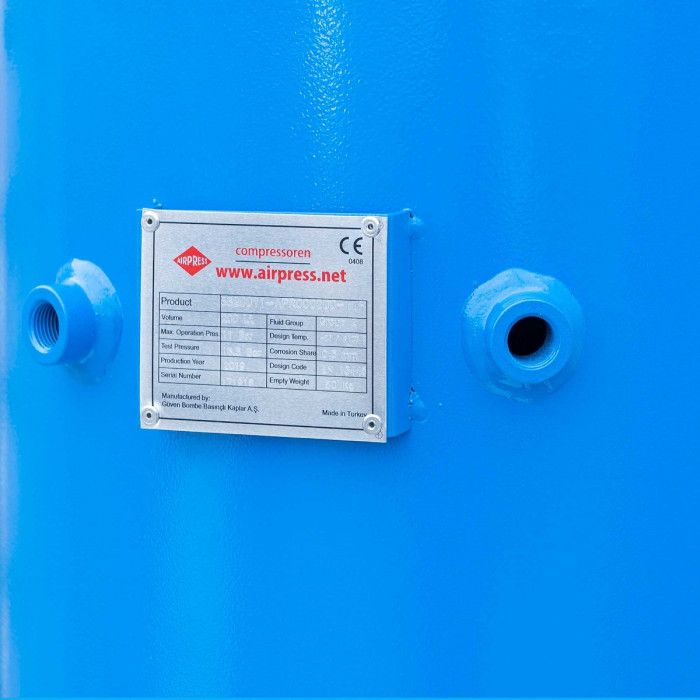 Air receiver 200L vertical 11 bar