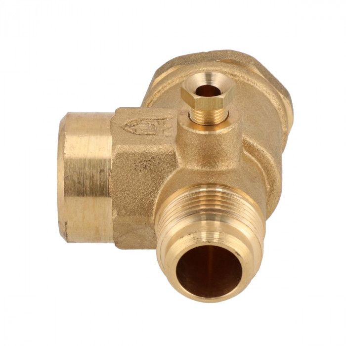 Non-return valve 3/4" female x 3/4" female x 1/8" female