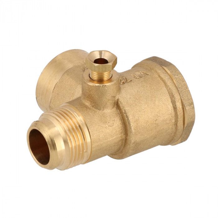 Non-return valve 3/4" female x 3/4" female x 1/8" female