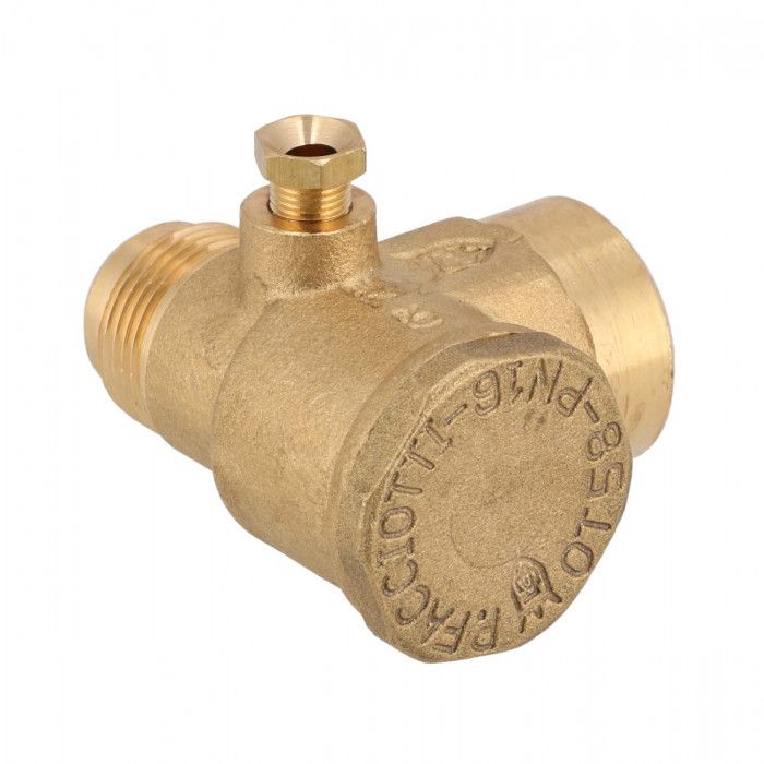 Non-return valve 3/4" female x 3/4" female x 1/8" female