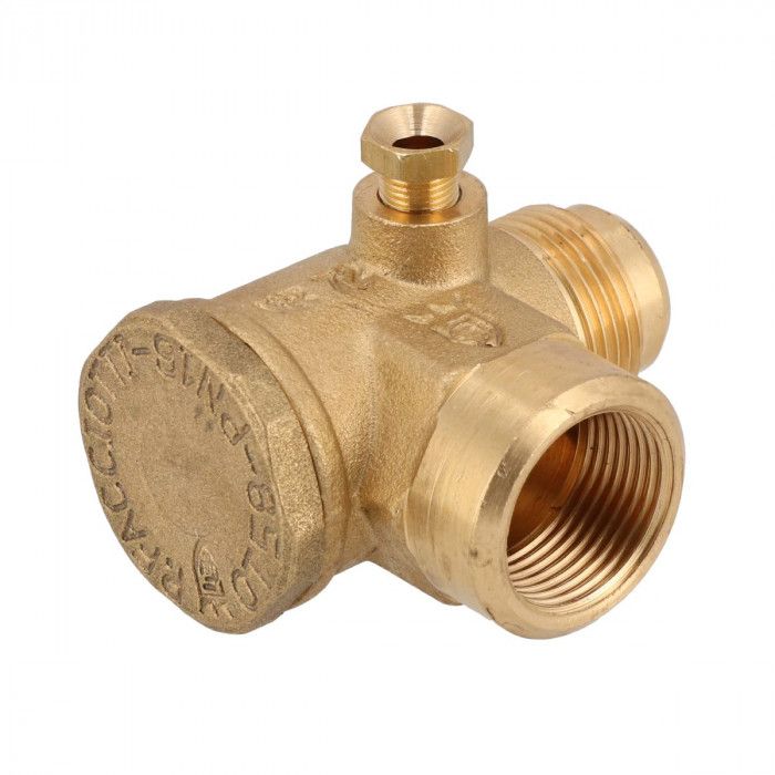 Non-return valve 3/4" female x 3/4" female x 1/8" female