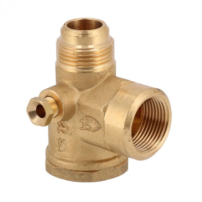 Non-return valve 3/4" female x 3/4" female x 1/8" female