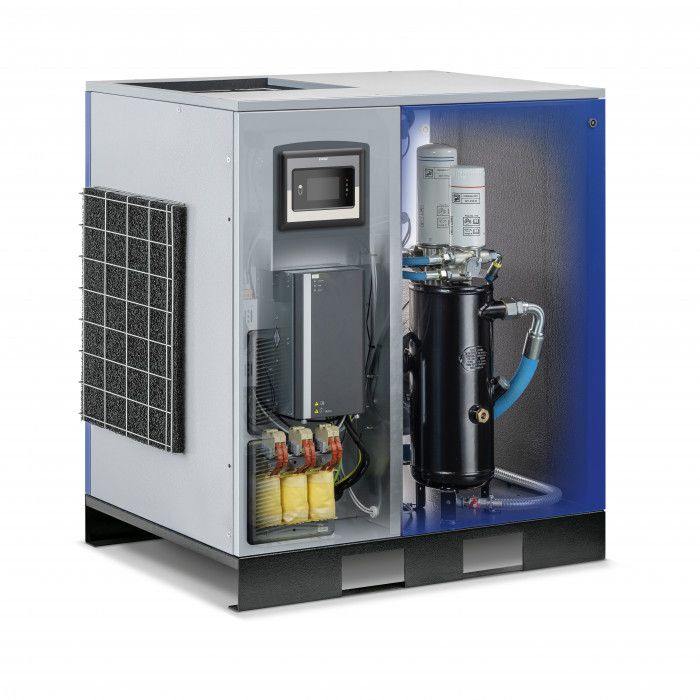Screw compressor EcoPower Premium 15D IVR PM 13 bar 15 HP/11 kW 276 - 1920 l/min