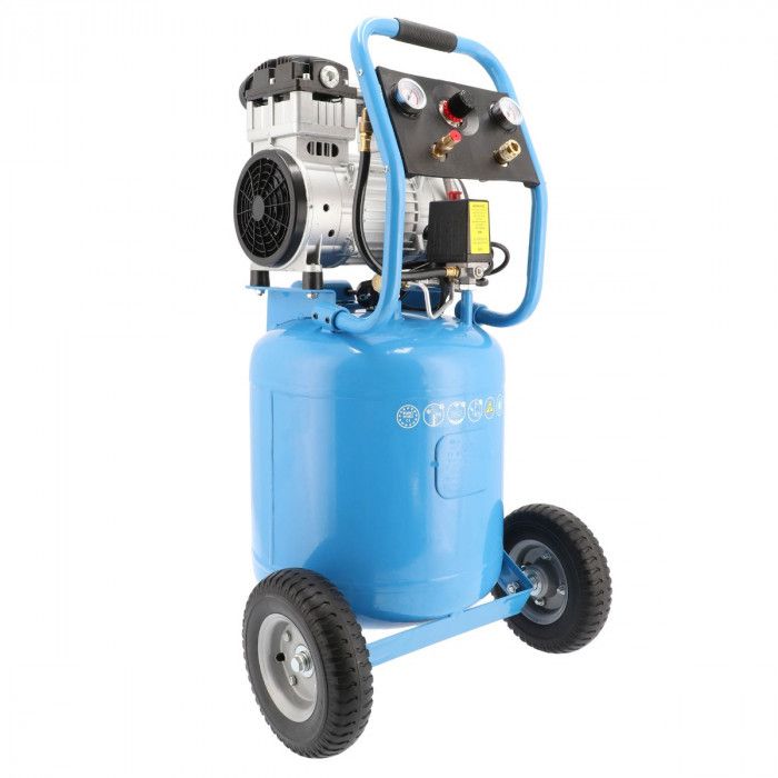 Standing silent oil free Compressor 8 bar 2 hp/1.5 kW 150 l/min 38 l LMVO 40-250 