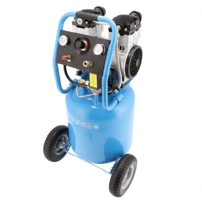 Standing silent oil free Compressor 8 bar 2 hp/1.5 kW 150 l/min 38 l LMVO 40-250 