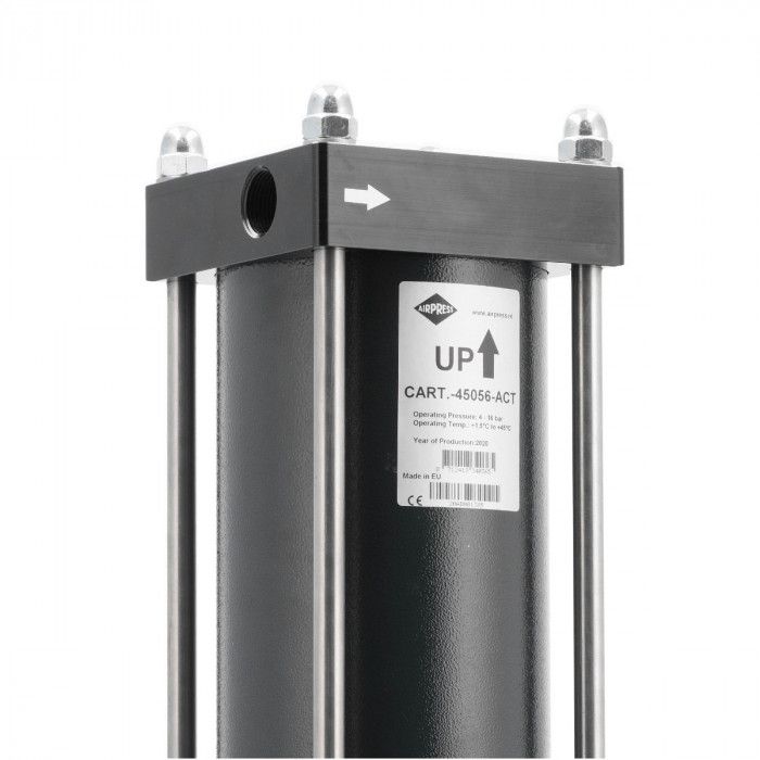 Active carbon filtration tower ACT 1/2" max. 16 bar 1000 l/min <0.003 mg/m3