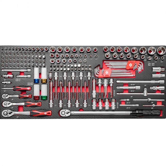 Tool trolley 360 tools 12 drawers