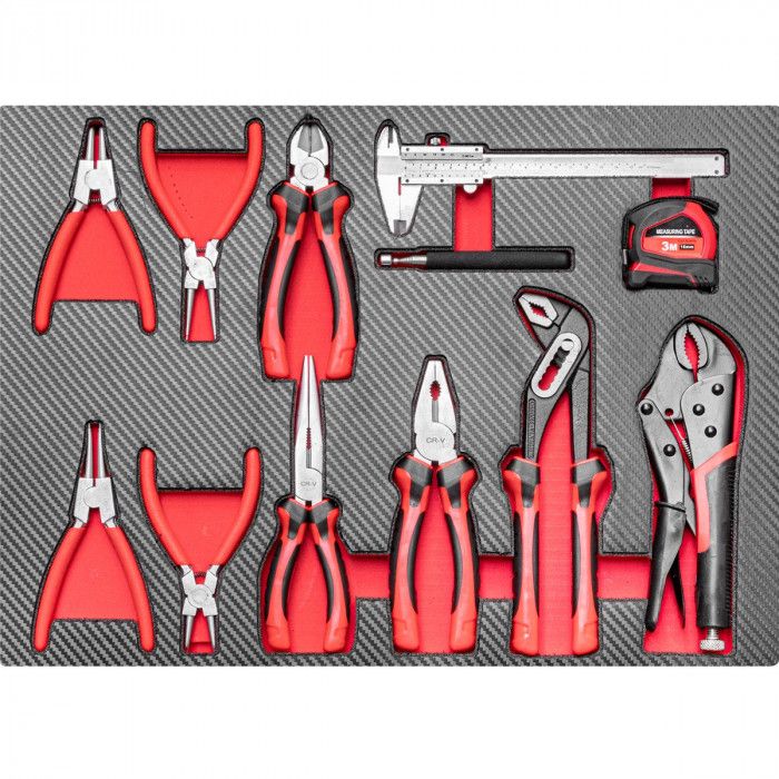 Tool trolley 360 tools 12 drawers