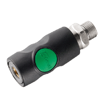 Safetycoupling quick release Euro 3/8" male with push button