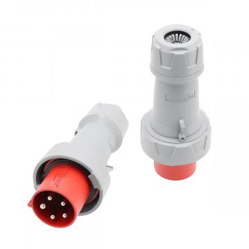 Electrical plug cee 63A. 5-pole (3+n+a)