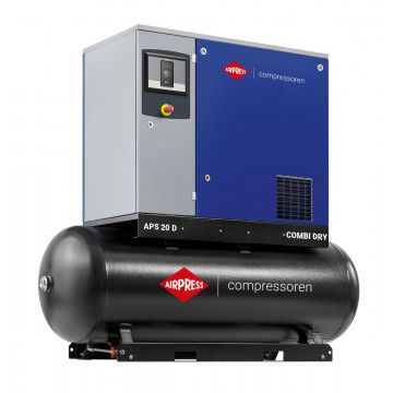 Screw Compressor APS 20D Combi Dry G3 10 bar 20 hp/15 kW 1983 l/min 500 l