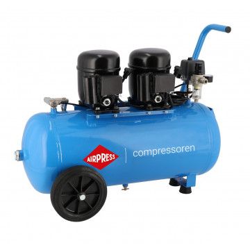 Compressor L 100-50 8 bar 1 hp 64 l/min 50 l