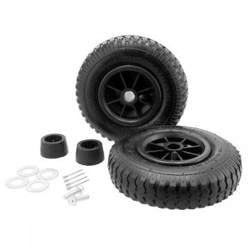 Complete wheel set including vibration dampers