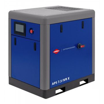 Screw Compressor APS 7.5 IVR X 10 bar 7.5 hp/5.5 kW 170-760 l/min