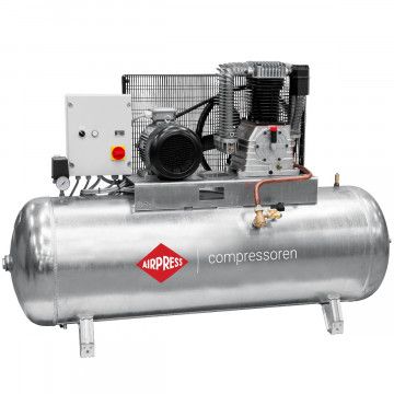 Compressor G 1500-500 SD Pro 14 bar 10 hp 686 l/min 500 l galvanized star delta switch