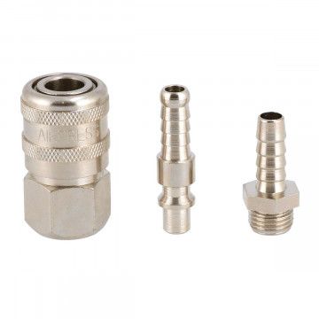 Air hose tail 8 mm 1/4" Quick coupling 1/4" type Orion and Plugin nipple 8 mm type Orion