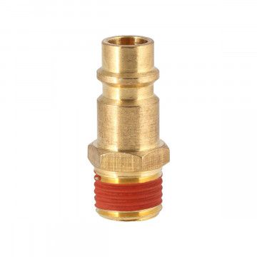 Plugin nipple 1/4" Euro male