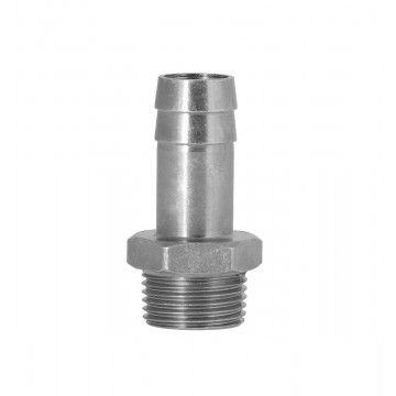 Air hose tail 12 mm x 3/8 male