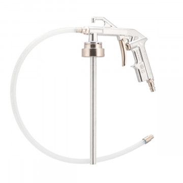 Anti-thump sprayer with flexible spout