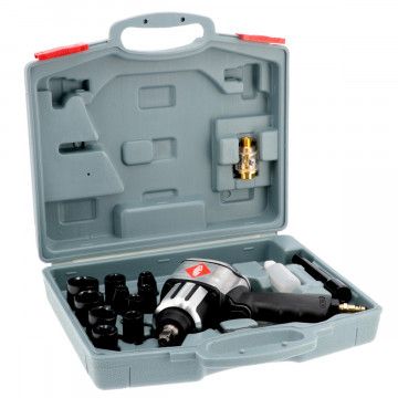 Impact Wrench with sockets 1/2" 610 Nm 7500 rpm 6.2 bar +/- 225 l/min