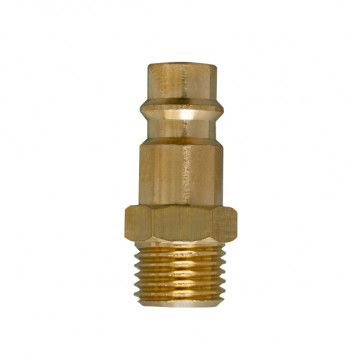 Plugin nipple Euro 1/4" male