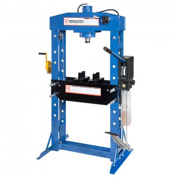 Hydraulic press 50 ton 9 heights 190 mm stroke length