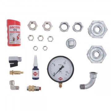 Installation kit air receiver 100-200l 1/2"-1" screw compressor 2.2-15 kW 11 bar