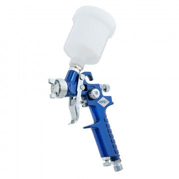 Mini Paint spray pistol HVLP 2 bar 1.2 mm nozzle 125 ml cup
